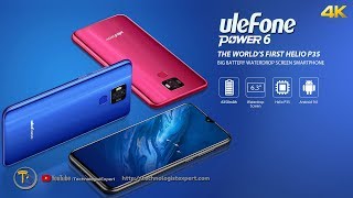 Ulefone Power 6  6350mAh Big Battery with Helio P35 processor only 15999 [upl. by Zackariah]