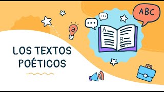 Los textos poéticos  2do de secundaria  Literatura [upl. by Gnuhn]