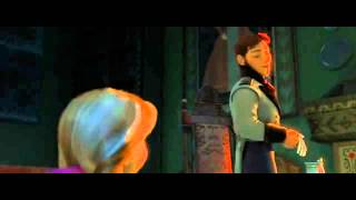 Frozen Movie Clip Hans takes care of Arendelle  Staircase scene [upl. by Ellenohs]