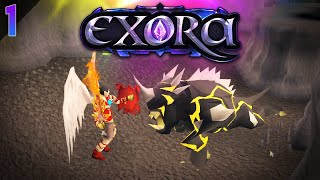 EXORA From Scratch  EP1  BEST CUSTOM SERVER EVER JUICY GIVEAWAY RSPS [upl. by Annayad]