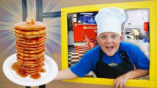 SURPRISE Giant LEGO Drive Thru Breakfast Restaurant [upl. by Artinak]