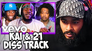 ClarenceNyc Reacts To Chris Makes Kai Cenat amp 21 Savage DISS TRACK On Stream🔥 [upl. by Dhiren]