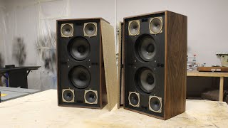 АС ЭЛЕКТРОНИКА Б101 РЕСТАВРАЦИЯ Restoration of old Soviet speakers ELECTRONIKA B101 [upl. by Demeter314]