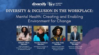 Diversity and Inclusion in the Workplace Mental Health [upl. by Pyotr]