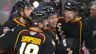 Cleveland Monsters Highlights 3523 Loss to WilkesBarreScranton [upl. by Kcirddot]