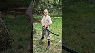 Cossack with FakeSteel Langmesser with sabre blade medieval larping medievalweapon larp hema [upl. by Koah653]