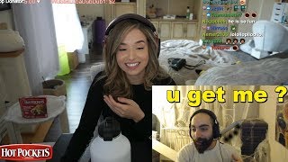 Pokimane Reacts to Sliker watching her Room Tour [upl. by Grider690]