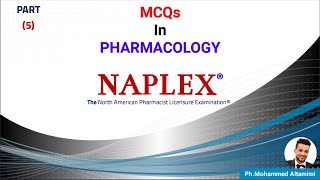 NAPLEX exam  Part5  MCQs NABP pharmacology [upl. by Olin]