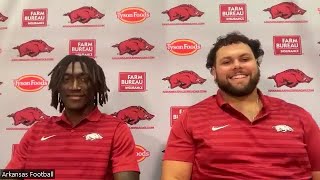 Rodney Hill and Fernando Carmona Jr preview SEC opener vs Auburn 91724 [upl. by Fortunia]