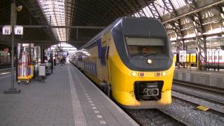 Treinen in Amsterdam Centraal 2014  Dagje door Nederland [upl. by Ecirtam641]