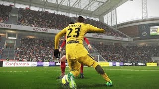 O FIM DA CARREIRA BINHO ESTOURA O JOELHO E CHORA   PES 2018  RUMO AO ESTRELATO 88 [upl. by Blader]