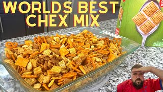 Worlds Best Chex Mix Recipe Way better than whats on the box [upl. by Copp]