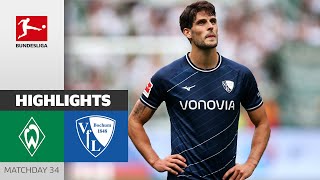 Bochum Has To Go To Relegation  Werder Bremen  VfL Bochum 41  Highlights  MD 34 – Bundesliga [upl. by Kitarp]