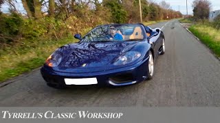 Barn Find to Glory Remarkable Resurrection  My Ferrari 360 Spider  Tyrrells Classic Workshop [upl. by Selemas]