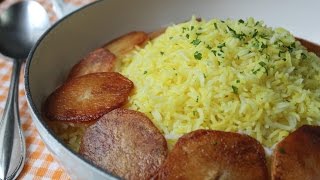 Persian Rice  How to Make Perfect Steamed Rice [upl. by Oirramaj]