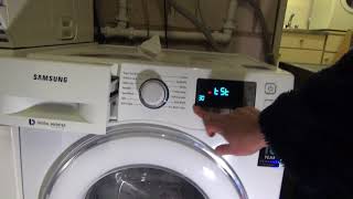 How to tip 18  Enter Service CycleTest mode Samsung Ecobubble Washing Machine [upl. by Ataynek]