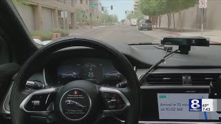 Waymo showcases test model of selfdriving car [upl. by Ardnasxela]