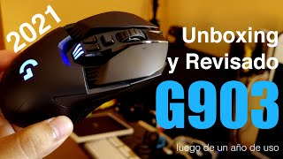 Unboxing y Revisado Mouse Gamer G903 luego de un año de uso [upl. by Edniya]