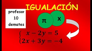 MÉTODO de IGUALACIÓN Resolver SISTEMAS de ECUACIONES por el  CLAVES y TRUCOS [upl. by Odey417]