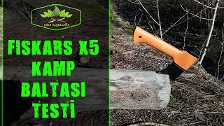 Fiskars X5 Kamp Baltası Test [upl. by Aggappera820]