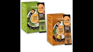 Chaizup Instant Premix Cardamom And Ginger Tea [upl. by Virgie]