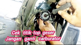 SETING CARBURATOR VAKUM MOTOR HONDA MATIC BOROS LEMOT TARIKAN AWALipmmotor [upl. by Jocko737]