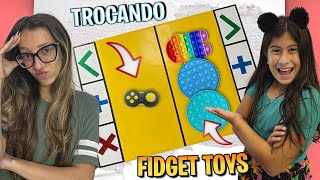 TROCA DE FIDGET TOYS  TROCANDO FIDGET TOYS  Fidget trading shorts [upl. by Millman]