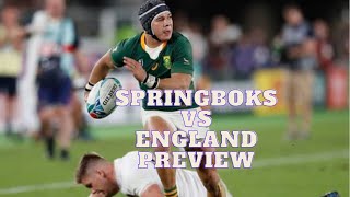 Rugby World Cup semi final Springboks vs England preview [upl. by Hanser32]