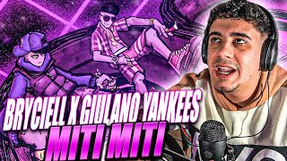 REACCIÓN BRYCIELL x GIULIANO YANKEES  MITI MITI Visualizer Oficial [upl. by Alaecim]