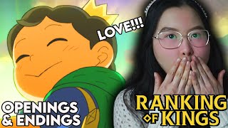 First Time Reacting to Ranking of Kings Opening amp Ending  New Anime Fan ANIME OP ED REACTION [upl. by Joly]