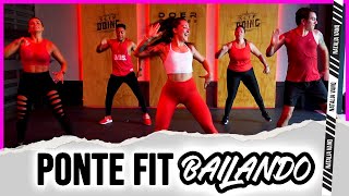 💪🏽 BAILE FIT INTENSO en CASA  Cardio Dance QUEMA calorías 117  Zumba Dance Class  Natalia Vanq [upl. by Aerdnu415]