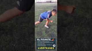 ENTRENANDO A UN 9 DE LAS INFERIORES DE BOCA [upl. by Notle745]