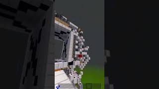 10x10 REDSTONE PISTON DOOR fyp like roadto300 subscribe minecraftbedrock redstone youtube [upl. by Elleved]