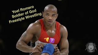 Cael Sanderson freestyle wrestling vs Yoel Romero [upl. by Enilkcaj769]