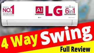 LG 6 in 1 Convertible 15 Ton 5 Star Dual Inverter Split AC with 4 Way Swing 2024 Model TSQ19KNZE [upl. by Idram]