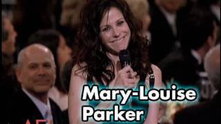 MaryLouise Parker Salutes Mike Nichols at the AFI Life Achievement Award [upl. by Nonnahsal]