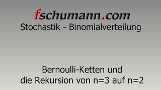 Frank Schumann  BernoulliKetten und die Rekursion von n3 auf n2 [upl. by Ardena]