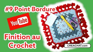 9 Point de bordure au crochet [upl. by Aleusnoc]