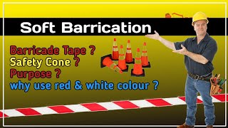 What is Soft Barricading  Barricade Tape  Safety Cone  HSE Academy [upl. by Harwilll]