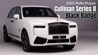 2025 Rolls Royce Black Badge Cullinan Series II Revealed [upl. by Marcelle]