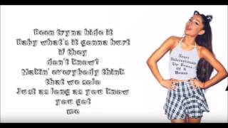 Ariana Grande  Side To Side Clean Feat Nicki Minaj Lyrics On Screen [upl. by Redna912]