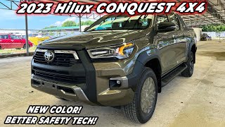 2023 Updated Toyota Hilux Conquest 4x4 AT  New Color Better Safety [upl. by Ybsorc]