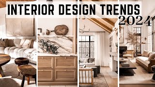 INTERIOR DESIGN TRENDS FOR 2024  HOME DECOR  DESIGN  PROJECTED TRENDS [upl. by Orecic]