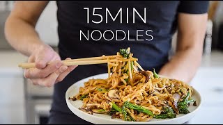 15MIN Noodle Stir Fry Recipe TO MAKE TONIGHT [upl. by Poock830]