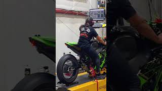 Motorcycle chain BREAKS while on high speed dyno 😱itshollywood247 [upl. by Marola]