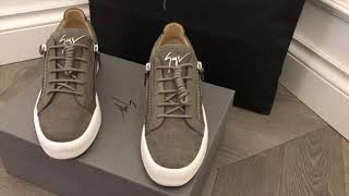 UNBOXING Giuseppe Zanotti Luxury Sneakers [upl. by Kathryne306]