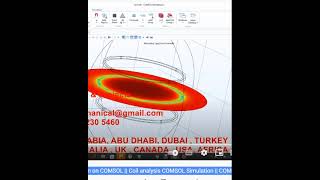 One dimensional Helmholtz coil simulation on COMSOL  Coil analysis COMSOL Simulation  COMSOL [upl. by Wailoo]