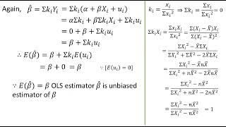 Properties of OLS Estimators BLUE Gauss Markov Theorem [upl. by Ulland845]