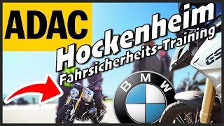 Fahrsicherheitstraining Motorrad ADAC BMW Wiedereinsteiger Hockenheim  MotoVlog [upl. by Kaia]