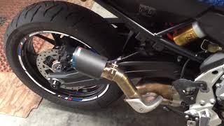 BMW F750GS F850GS HP Special Exhaust by Tioli the suppressor [upl. by Salim]